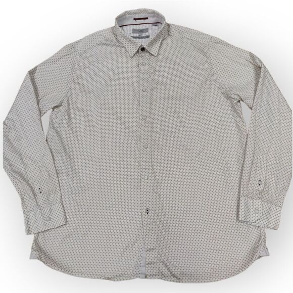 Ted Backer London casual button down dress shirt size 7 XL - Picture 3 of 8